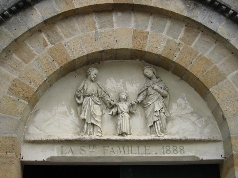 Porche de l'église La Sainte Famille (1888)